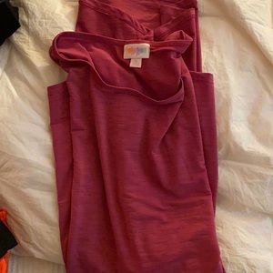 LuLaRoe Short Sleeve Top - Pink/Purple